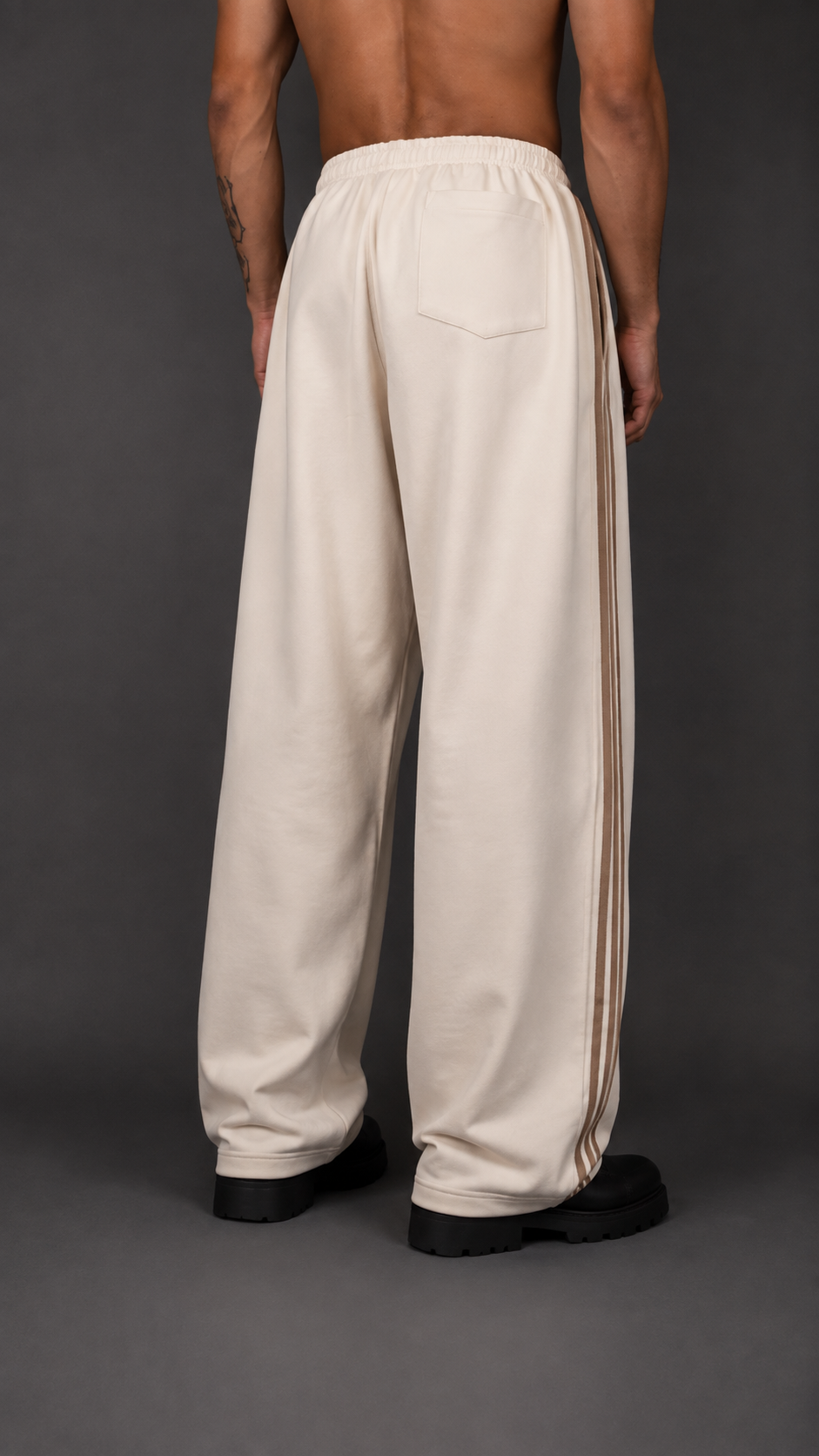 PARALLEL STRIPE BAGGY PANTS