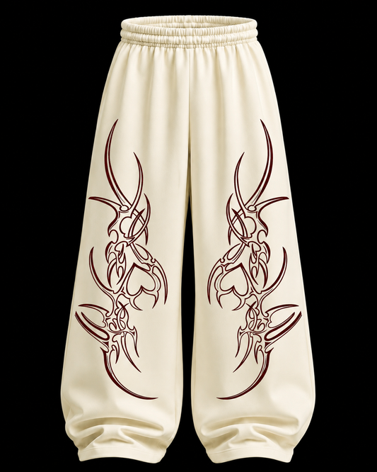 CRIMSON BAGGY PANTS